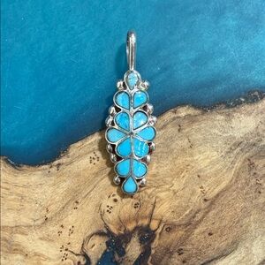 Turquoise Silver Pendant